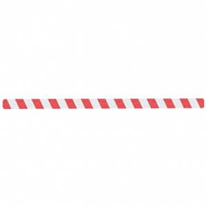 Противоскользящая полоса, предупреждающий тип, цвет красно-белый, (упаковка 10шт) размер 50х1000